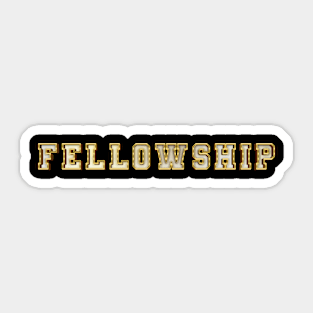 Fellowship - Jesus Sticker